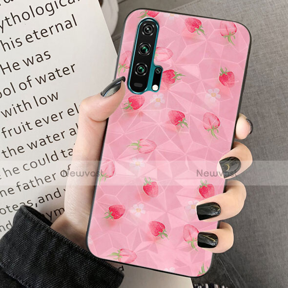 Silicone Candy Rubber Gel Flowers Soft Case Cover K03 for Huawei Honor 20 Pro