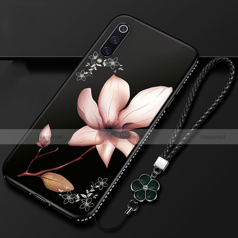 Silicone Candy Rubber Gel Flowers Soft Case Cover K06 for Xiaomi Mi A3