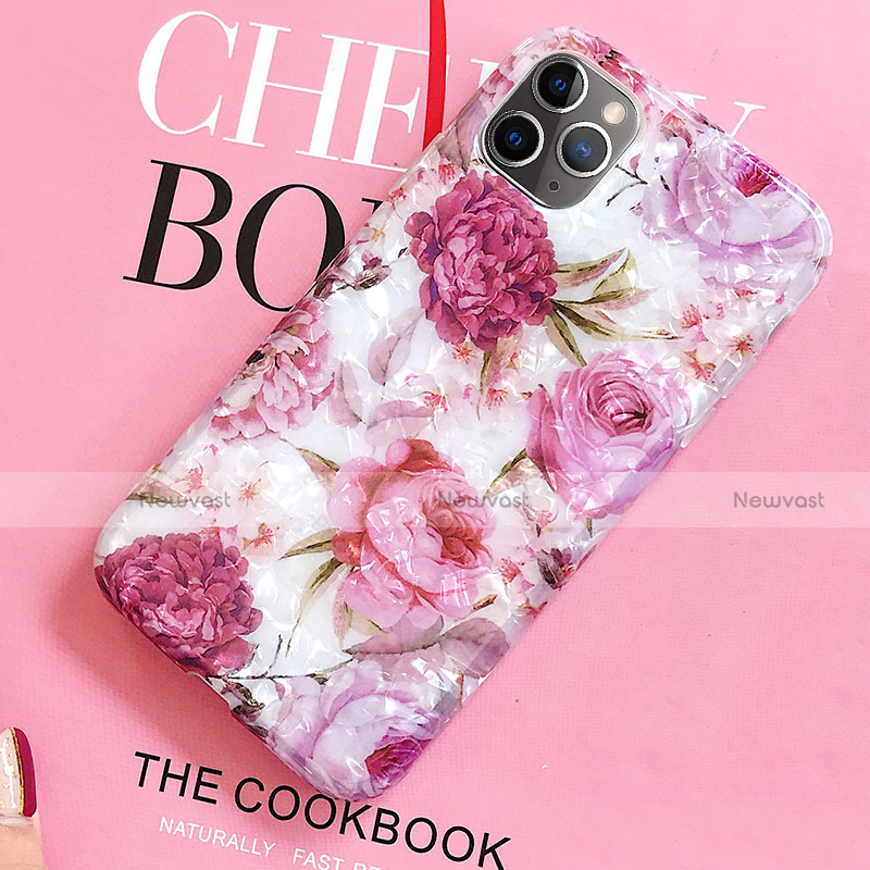 Silicone Candy Rubber Gel Flowers Soft Case Cover S01 for Apple iPhone 11 Pro