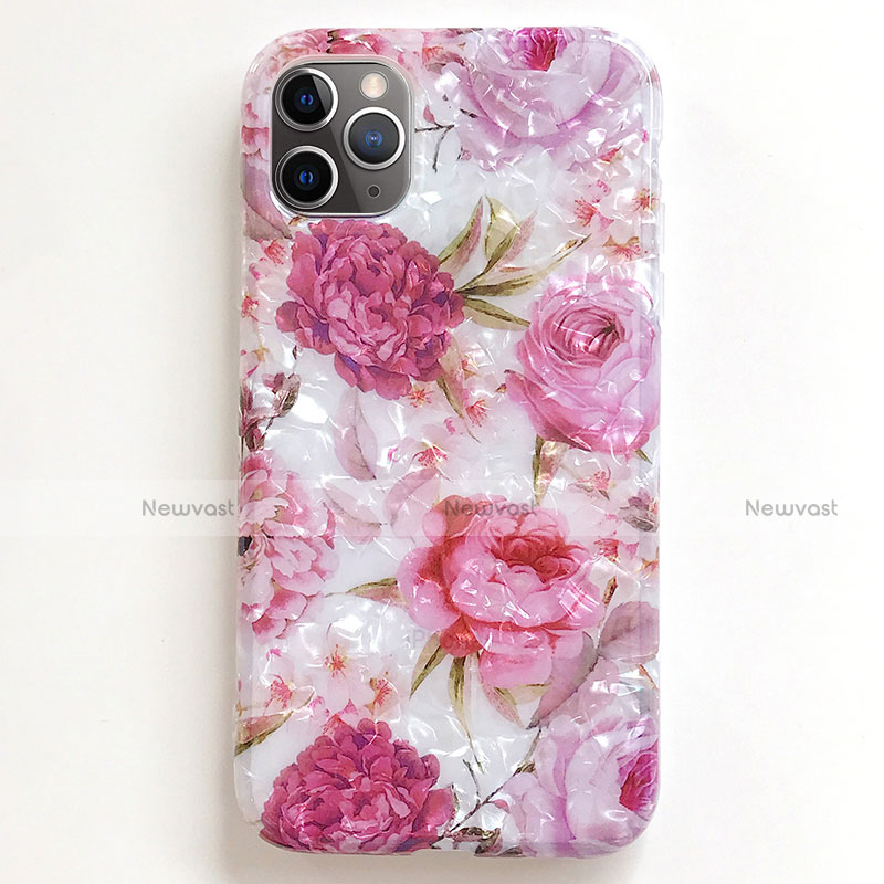 Silicone Candy Rubber Gel Flowers Soft Case Cover S01 for Apple iPhone 11 Pro