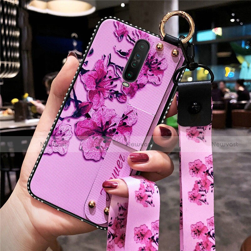 Silicone Candy Rubber Gel Flowers Soft Case Cover S01 for Xiaomi Poco X2