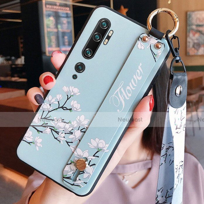 Silicone Candy Rubber Gel Flowers Soft Case Cover S02 for Xiaomi Mi Note 10 Pro