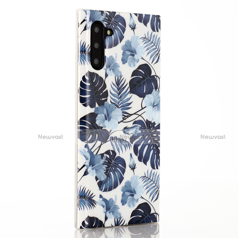 Silicone Candy Rubber Gel Flowers Soft Case Cover S03 for Samsung Galaxy Note 10