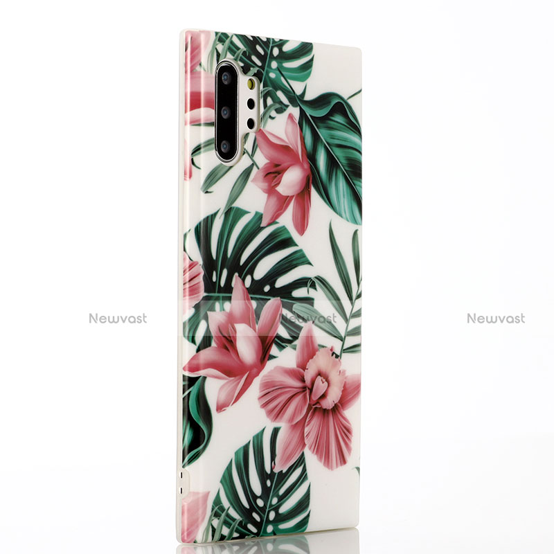 Silicone Candy Rubber Gel Flowers Soft Case Cover S03 for Samsung Galaxy Note 10 Plus 5G