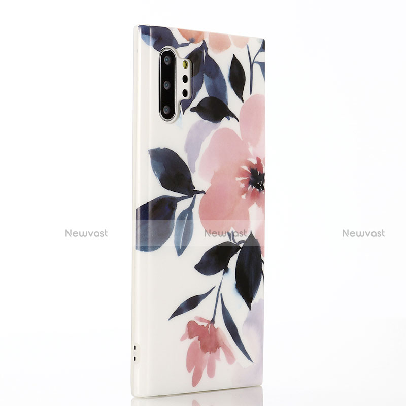 Silicone Candy Rubber Gel Flowers Soft Case Cover S03 for Samsung Galaxy Note 10 Plus 5G