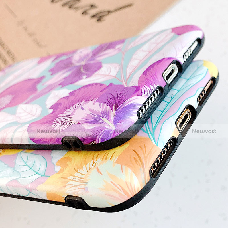 Silicone Candy Rubber Gel Flowers Soft Case Cover S04 for Apple iPhone 11 Pro