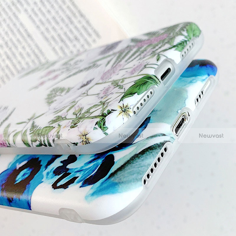 Silicone Candy Rubber Gel Flowers Soft Case Cover S05 for Apple iPhone 11