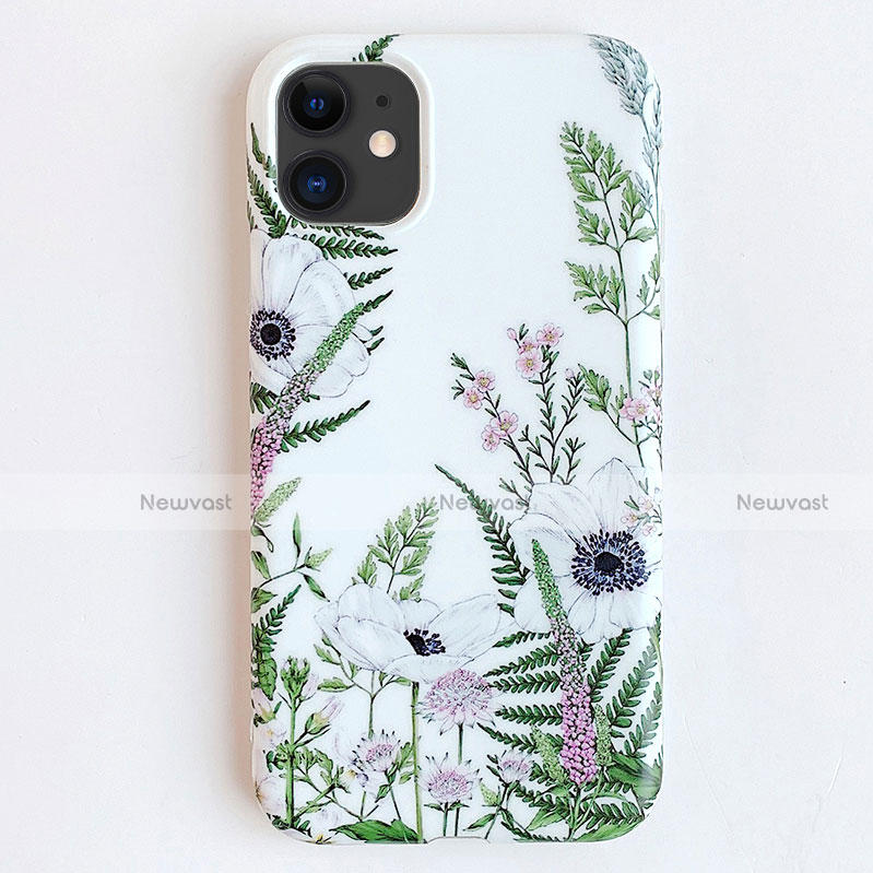 Silicone Candy Rubber Gel Flowers Soft Case Cover S05 for Apple iPhone 11