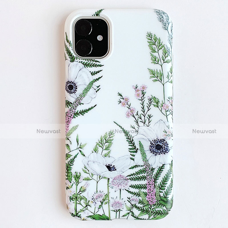 Silicone Candy Rubber Gel Flowers Soft Case Cover S05 for Apple iPhone 11 Pro