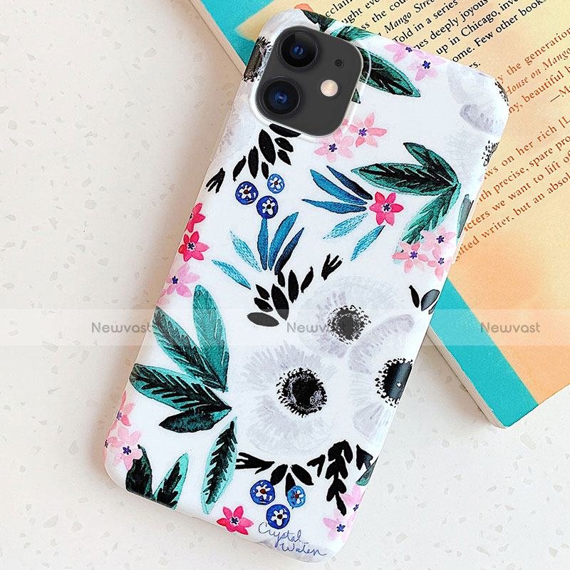 Silicone Candy Rubber Gel Flowers Soft Case Cover S06 for Apple iPhone 11