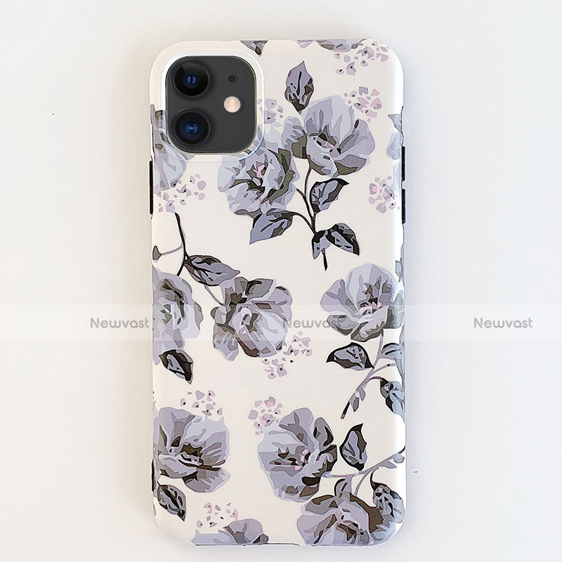 Silicone Candy Rubber Gel Flowers Soft Case Cover S07 for Apple iPhone 11