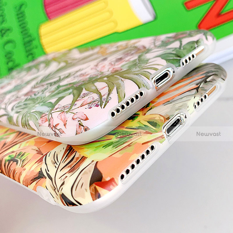 Silicone Candy Rubber Gel Flowers Soft Case Cover S09 for Apple iPhone 11