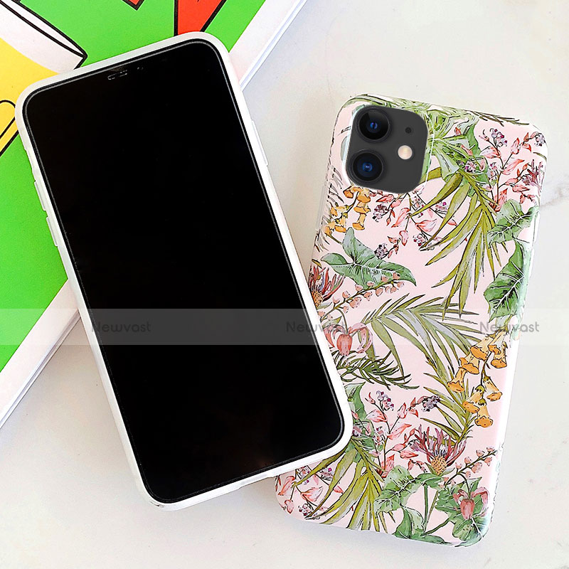 Silicone Candy Rubber Gel Flowers Soft Case Cover S09 for Apple iPhone 11