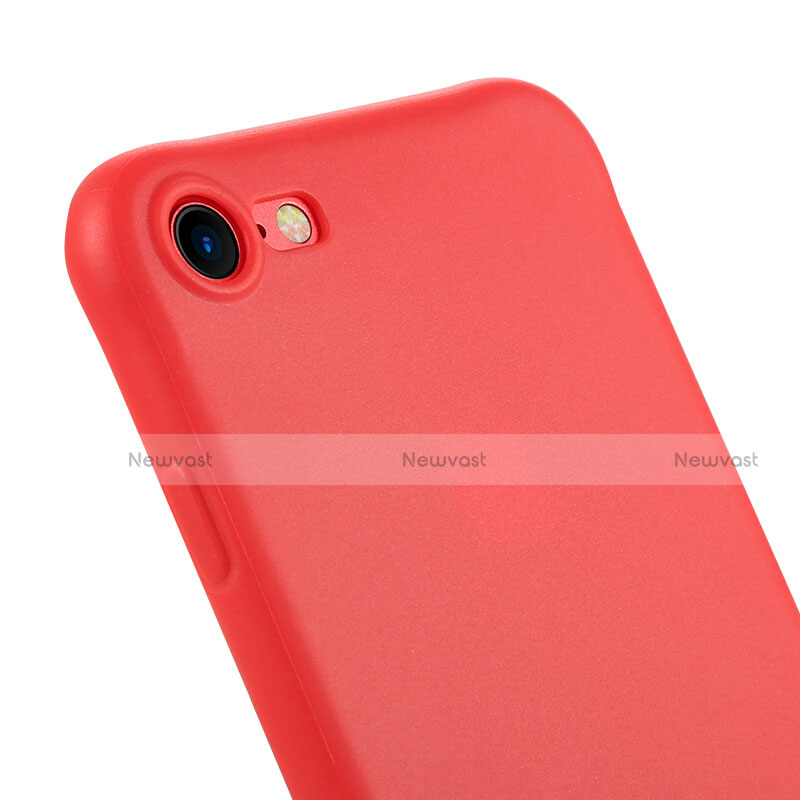 Silicone Candy Rubber Gel Soft Case C01 for Apple iPhone SE3 2022 Red