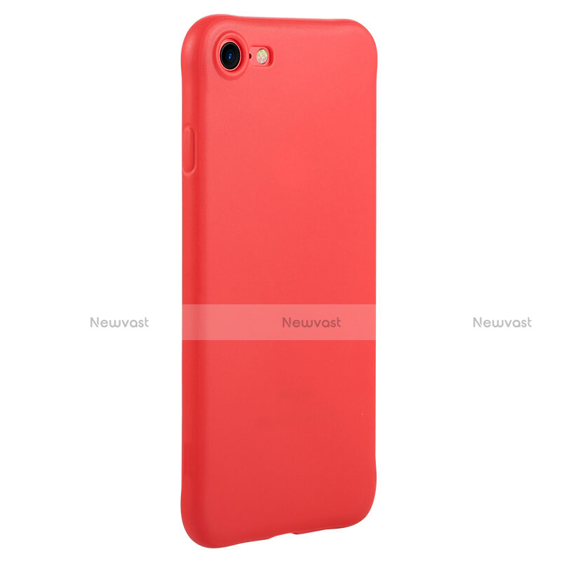 Silicone Candy Rubber Gel Soft Case C01 for Apple iPhone SE3 2022 Red