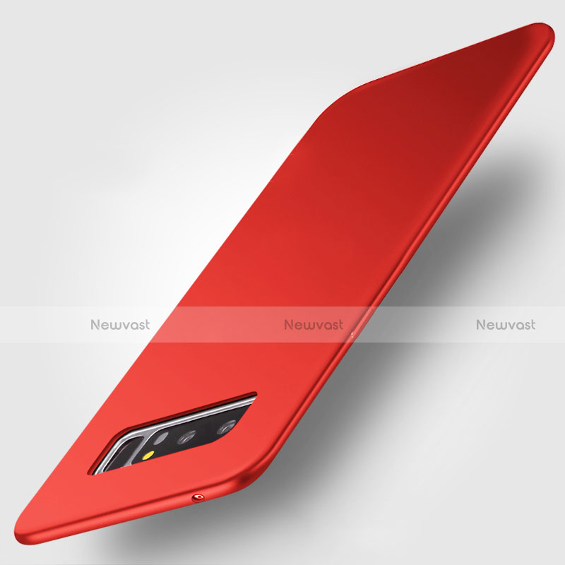 Silicone Candy Rubber Gel Soft Case for Samsung Galaxy Note 8 Duos N950F Red