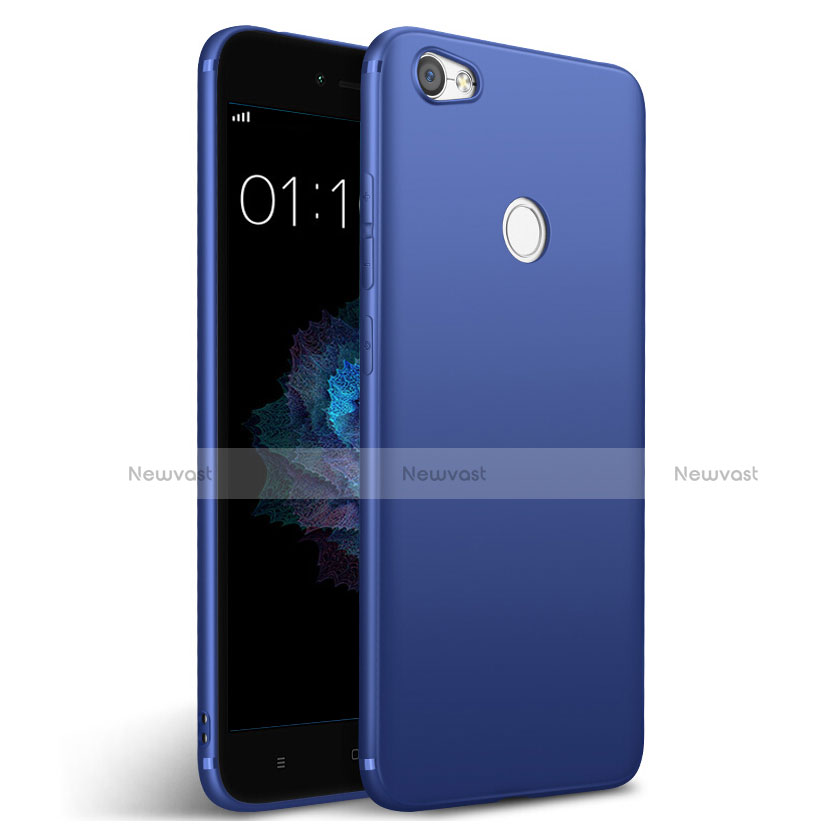 Silicone Candy Rubber Gel Soft Case for Xiaomi Redmi Note 5A Pro Blue