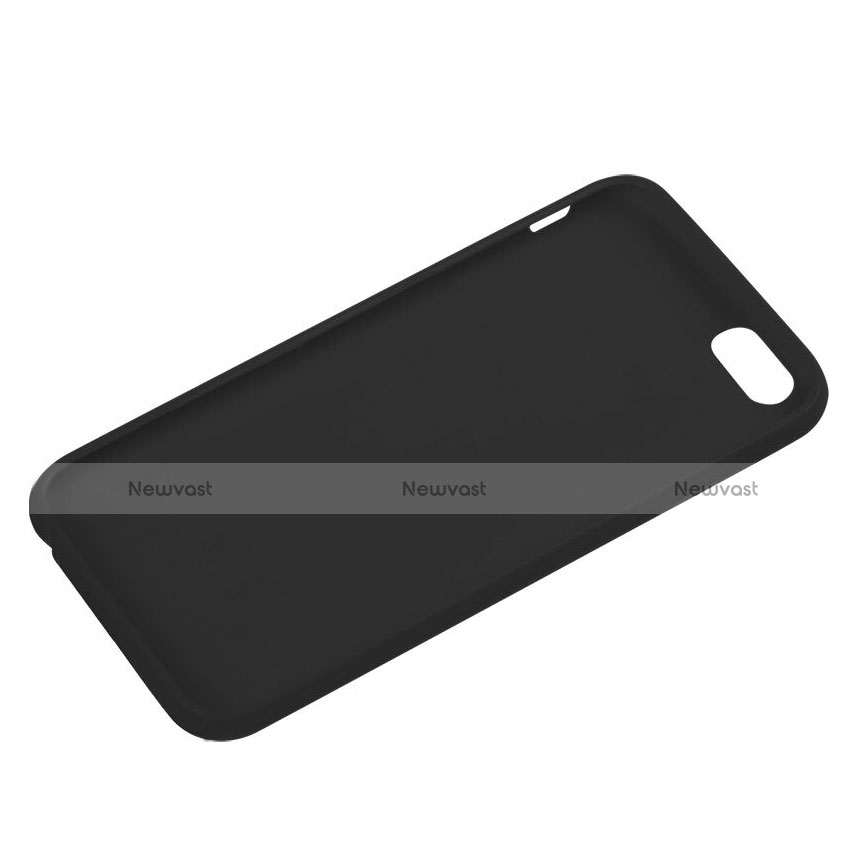 Silicone Candy Rubber Gel Soft Cover for Apple iPhone 6 Plus Black