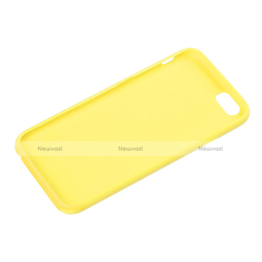 Silicone Candy Rubber Gel Soft Cover for Apple iPhone 6 Plus Yellow