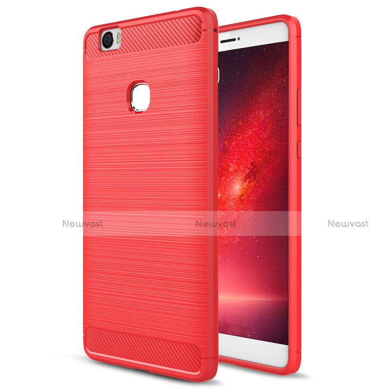 Silicone Candy Rubber Gel Soft Cover for Huawei Honor V8 Max Red