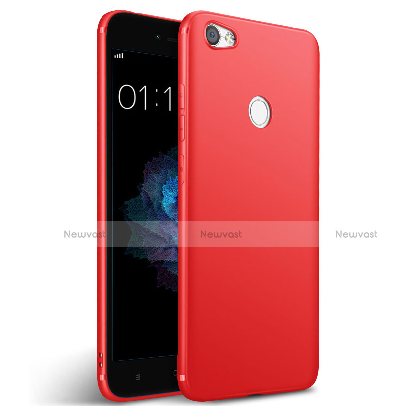 Silicone Candy Rubber Gel Soft Cover for Xiaomi Redmi Y1 Red