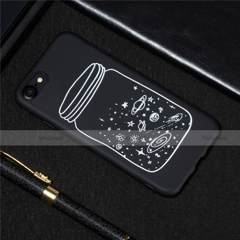 Silicone Candy Rubber Gel Starry Sky Soft Case Cover for Apple iPhone 7