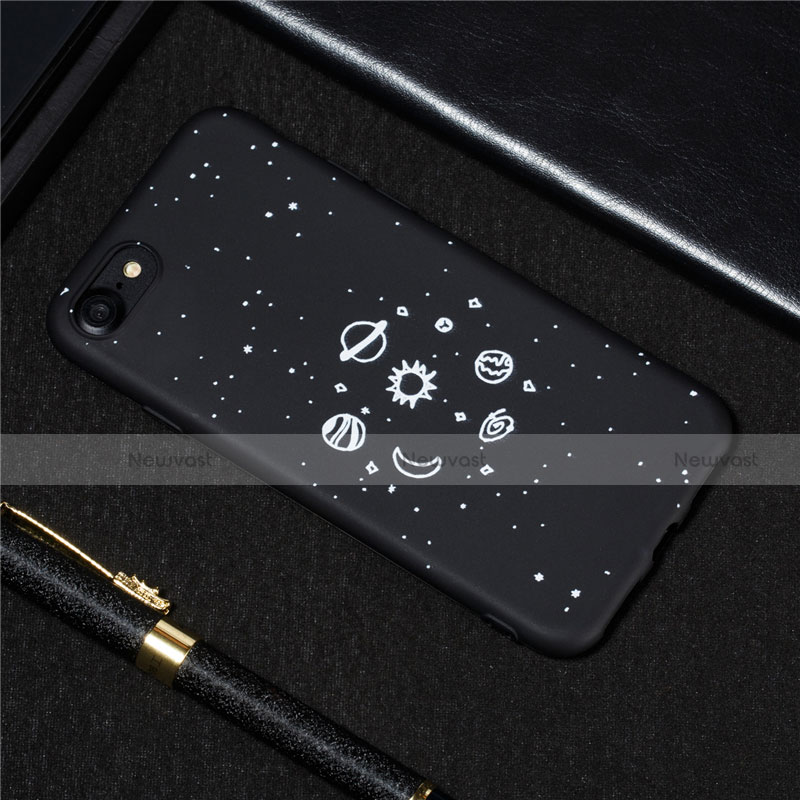 Silicone Candy Rubber Gel Starry Sky Soft Case Cover for Apple iPhone 7