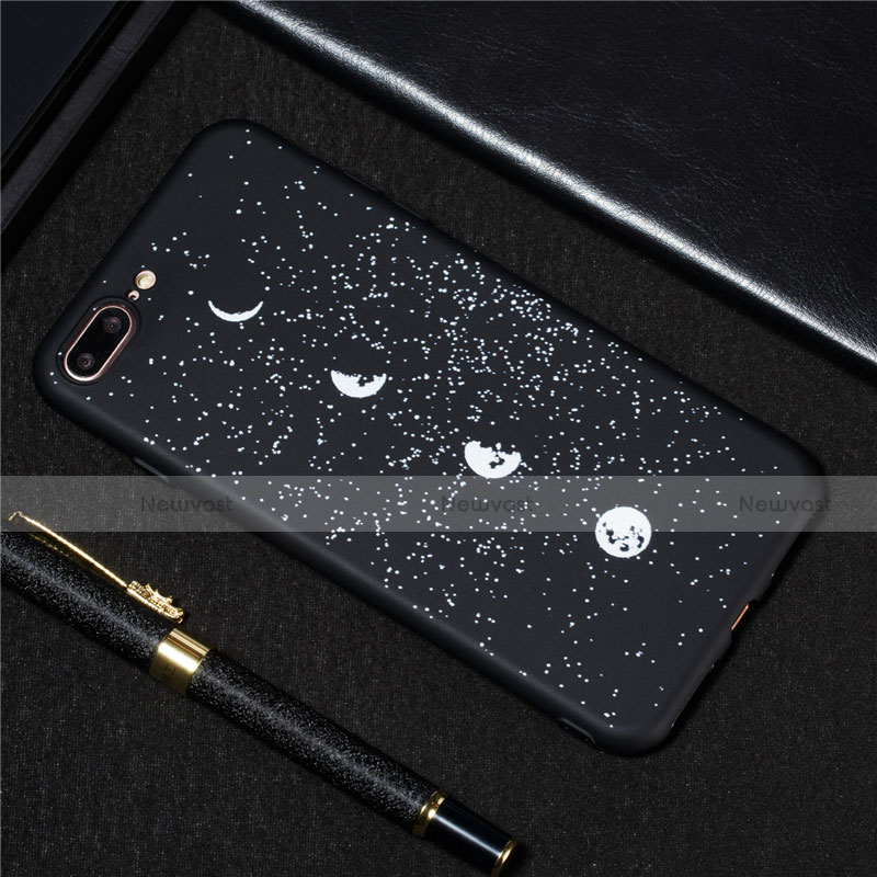 Silicone Candy Rubber Gel Starry Sky Soft Case Cover for Apple iPhone 7 Plus