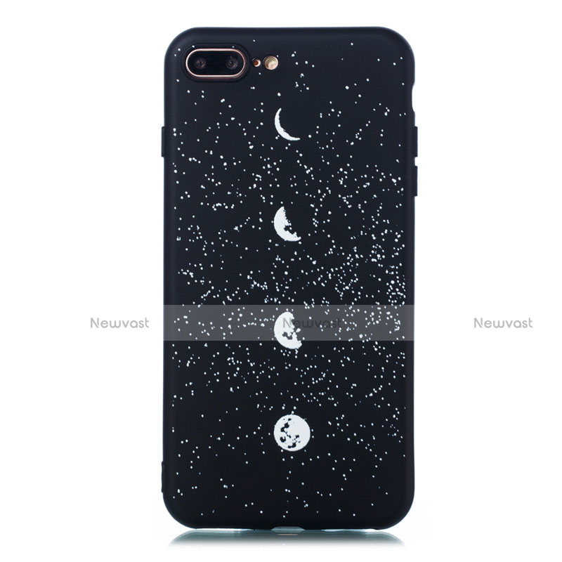 Silicone Candy Rubber Gel Starry Sky Soft Case Cover for Apple iPhone 8 Plus Mixed