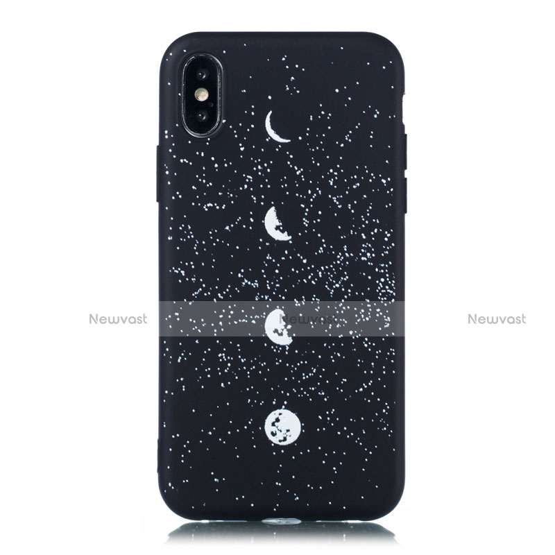 Silicone Candy Rubber Gel Starry Sky Soft Case Cover for Apple iPhone Xs Mixed