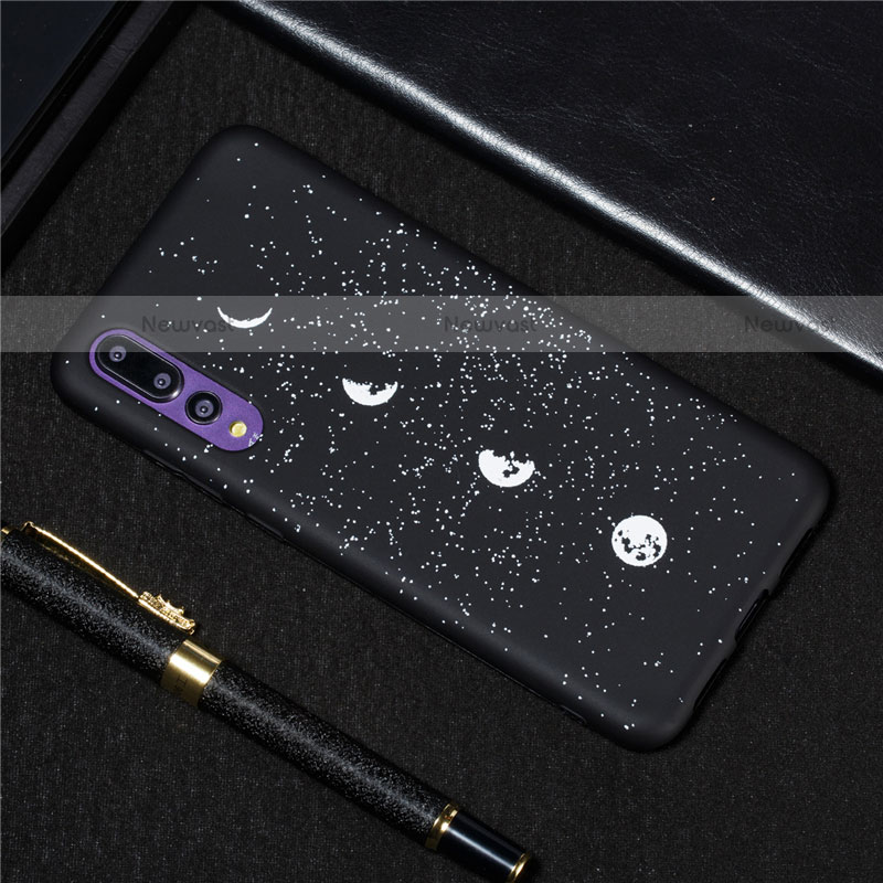 Silicone Candy Rubber Gel Starry Sky Soft Case Cover for Huawei P20 Pro