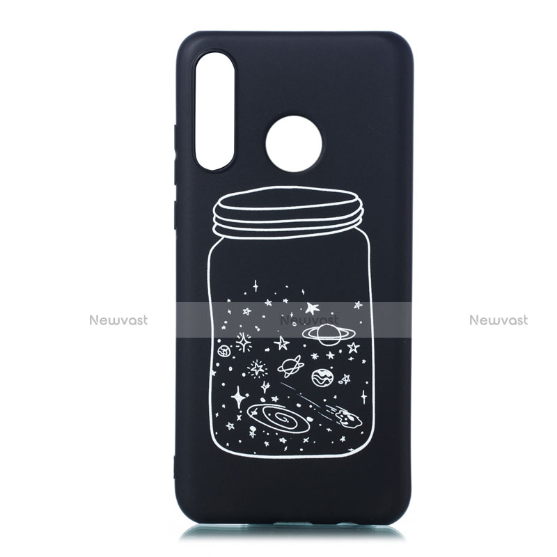 Silicone Candy Rubber Gel Starry Sky Soft Case Cover for Huawei P30 Lite White