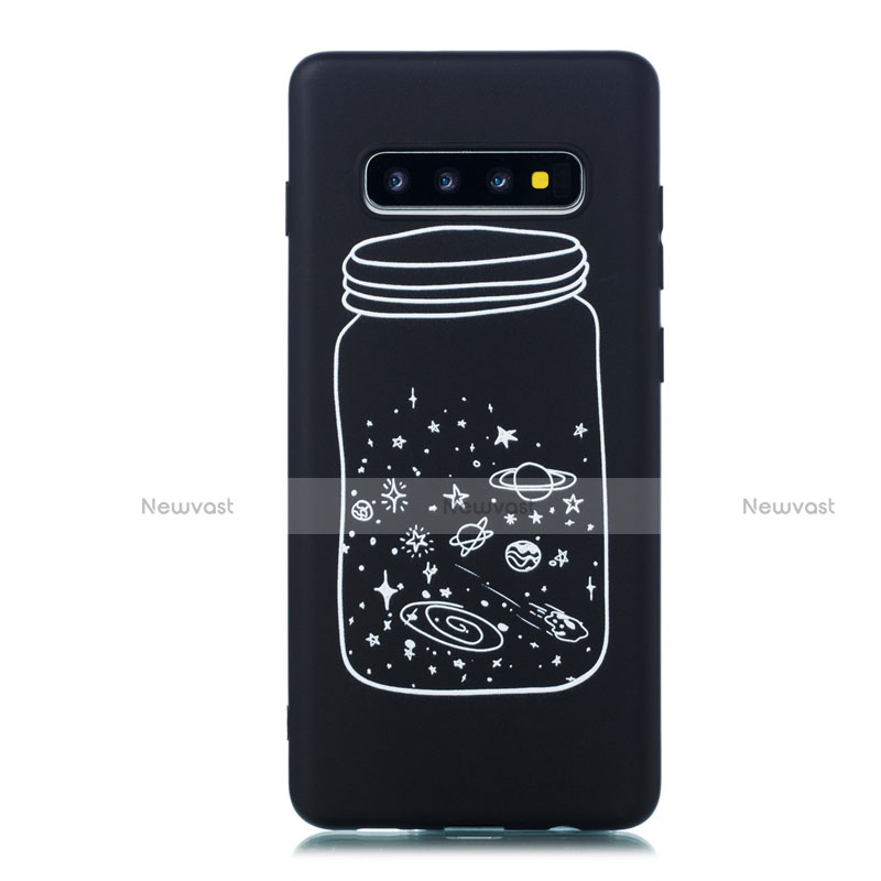 Silicone Candy Rubber Gel Starry Sky Soft Case Cover for Samsung Galaxy S10 5G White