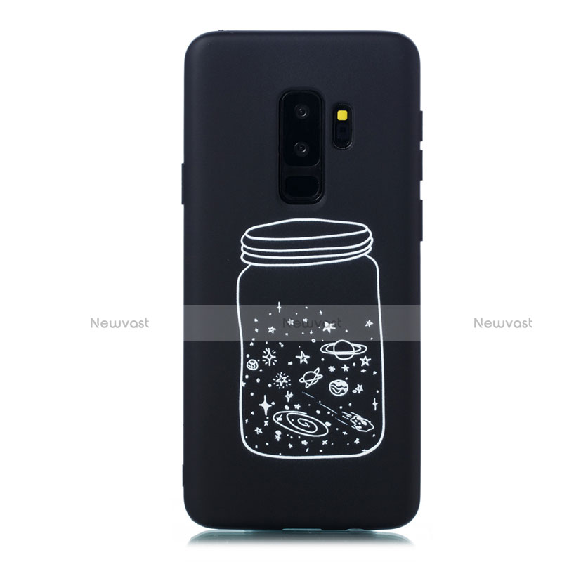 Silicone Candy Rubber Gel Starry Sky Soft Case Cover for Samsung Galaxy S9 Plus White