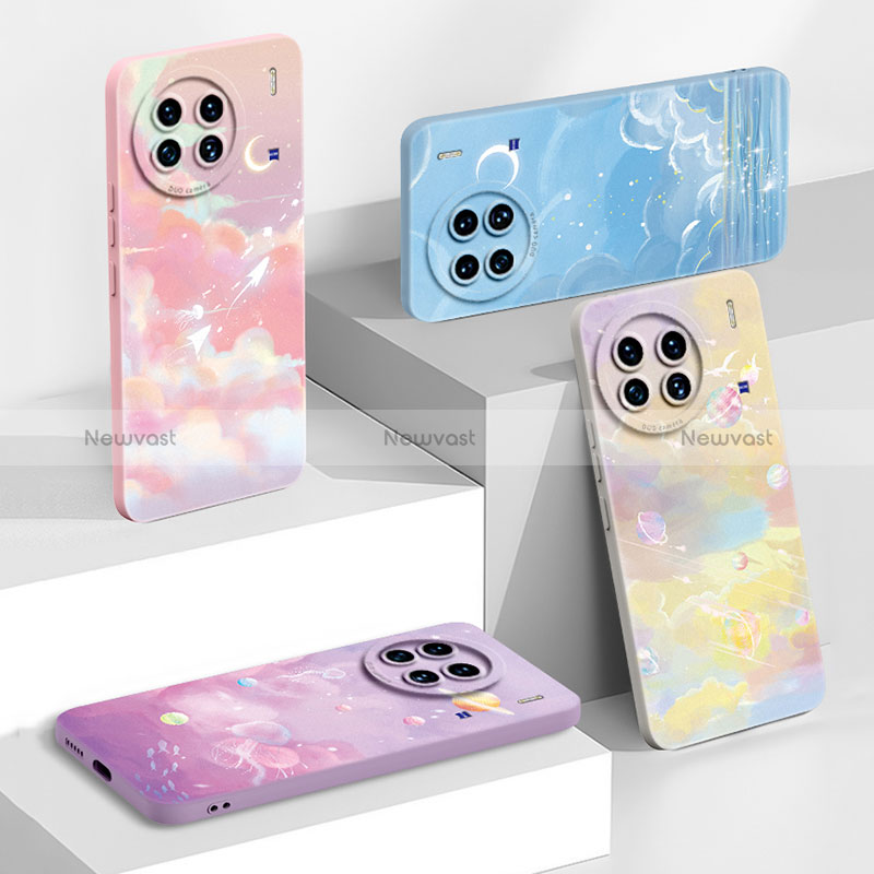 Silicone Candy Rubber Gel Starry Sky Soft Case Cover for Vivo X90 Pro+ Plus 5G