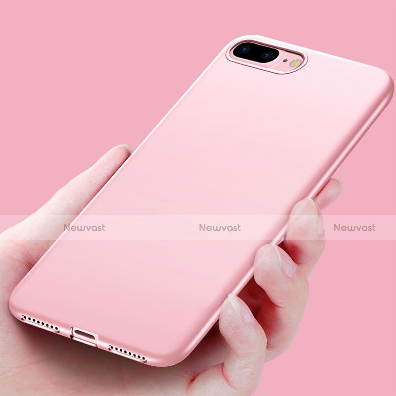 Silicone Candy Rubber Soft Case Gel for Apple iPhone 7 Plus Pink