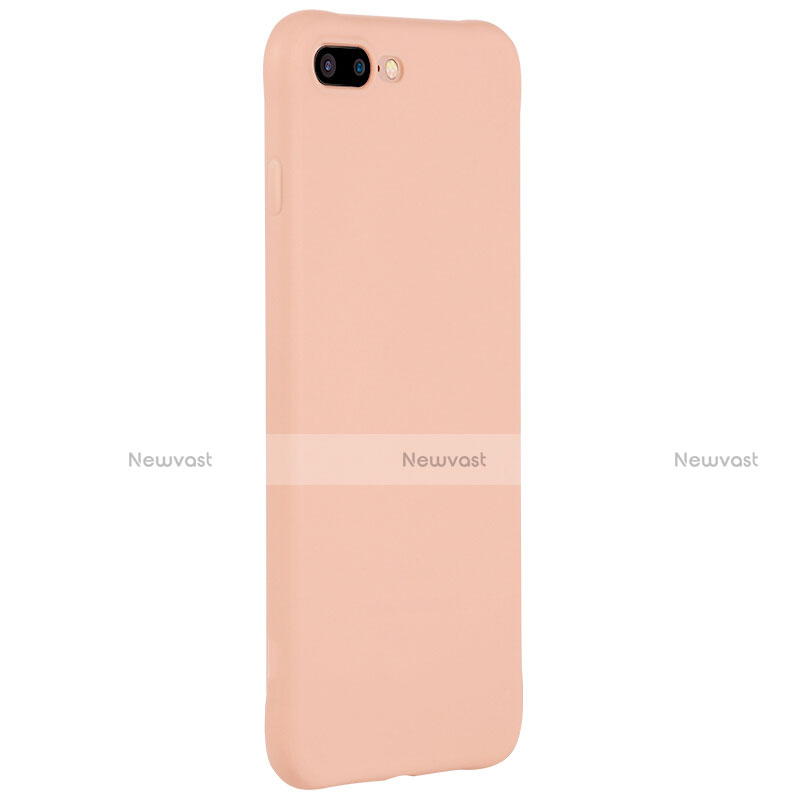 Silicone Candy Rubber Soft Case TPU C02 for Apple iPhone 7 Plus Pink