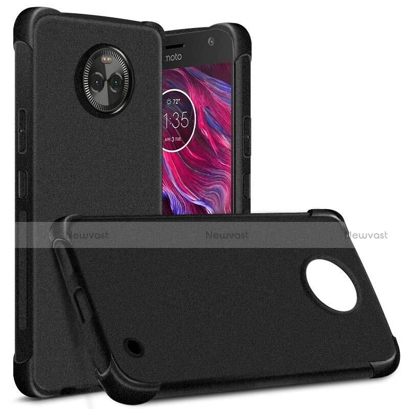 Silicone Candy Rubber Soft Case TPU for Motorola Moto X4 Black