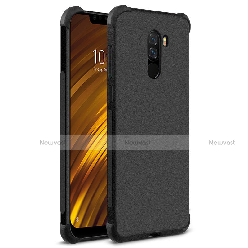 Silicone Candy Rubber Soft Case TPU for Xiaomi Pocophone F1 Black