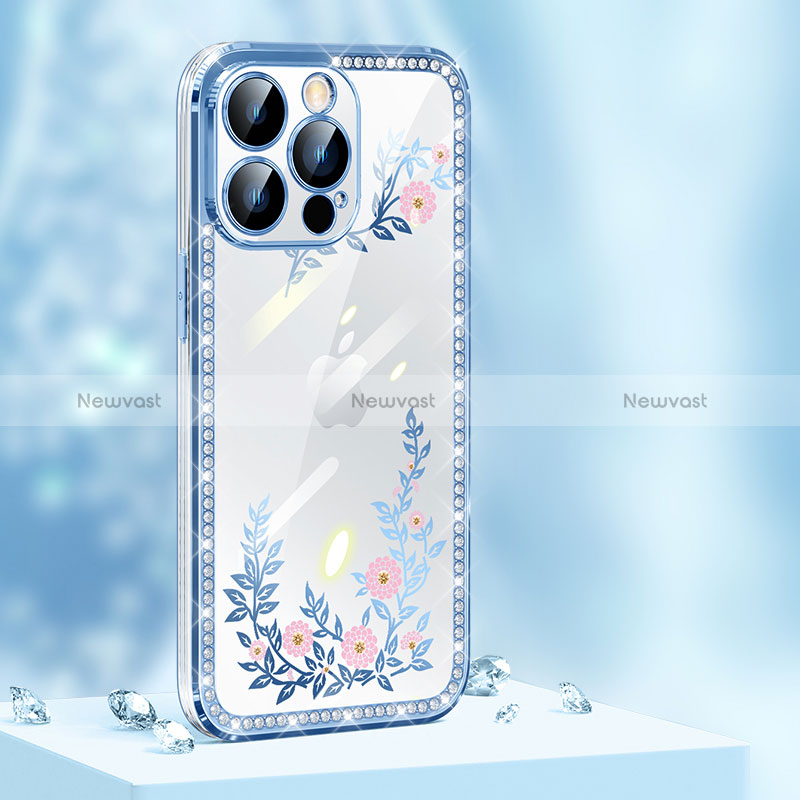 Silicone Candy Rubber TPU Bling-Bling Soft Case Cover AT1 for Apple iPhone 13 Pro Max