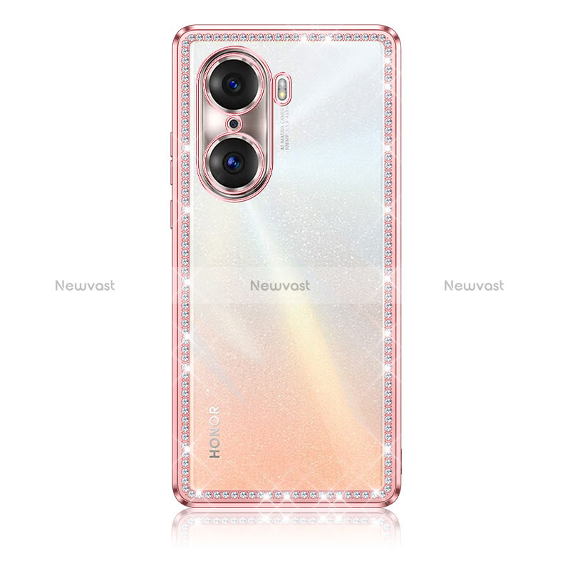 Silicone Candy Rubber TPU Bling-Bling Soft Case Cover AT2 for Huawei Honor 60 Pro 5G