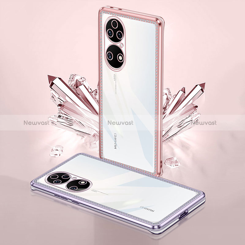 Silicone Candy Rubber TPU Bling-Bling Soft Case Cover AT2 for Huawei P50