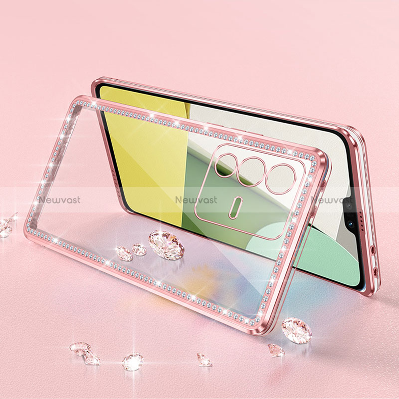 Silicone Candy Rubber TPU Bling-Bling Soft Case Cover AT2 for Vivo V23 Pro 5G