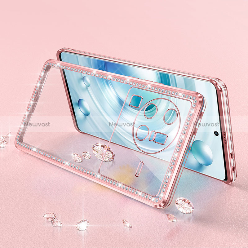 Silicone Candy Rubber TPU Bling-Bling Soft Case Cover AT2 for Vivo X80 5G