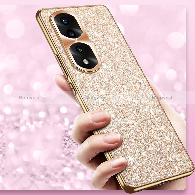 Silicone Candy Rubber TPU Bling-Bling Soft Case Cover GS1 for Huawei Honor 70 Pro+ Plus 5G