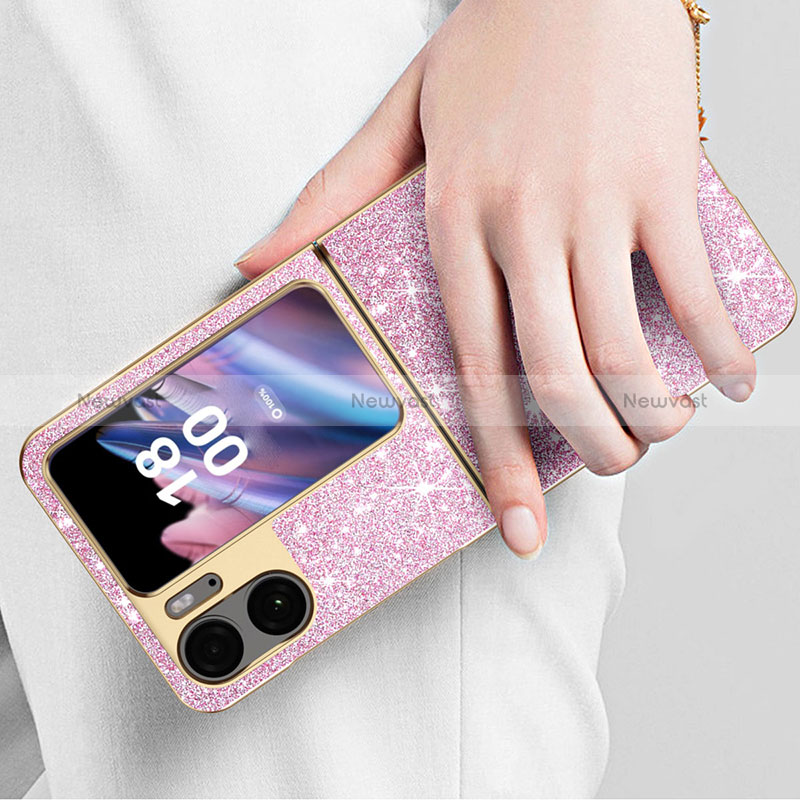 Silicone Candy Rubber TPU Bling-Bling Soft Case Cover GS1 for Oppo Find N2 Flip 5G