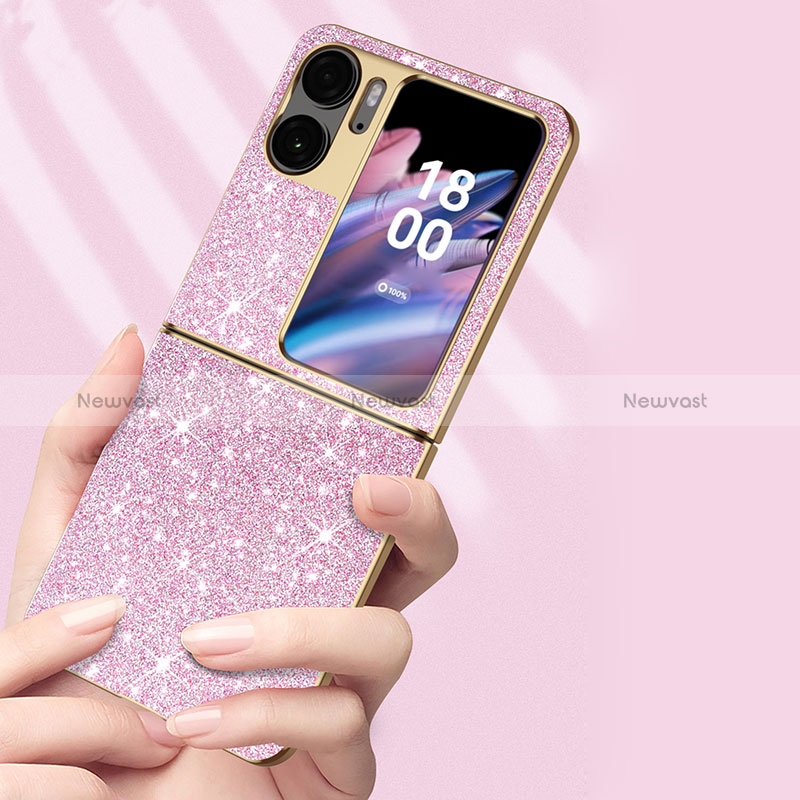 Silicone Candy Rubber TPU Bling-Bling Soft Case Cover GS1 for Oppo Find N2 Flip 5G