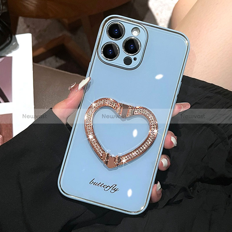 Silicone Candy Rubber TPU Bling-Bling Soft Case Cover JL1 for Apple iPhone 15 Pro