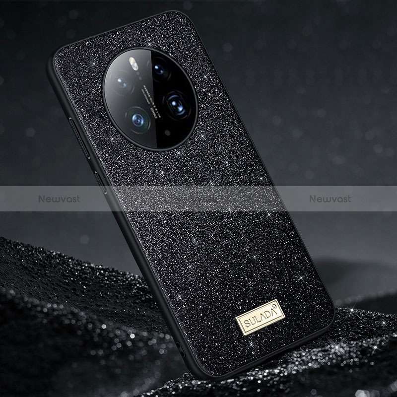 Silicone Candy Rubber TPU Bling-Bling Soft Case Cover LD1 for Huawei Mate 50 Pro Black