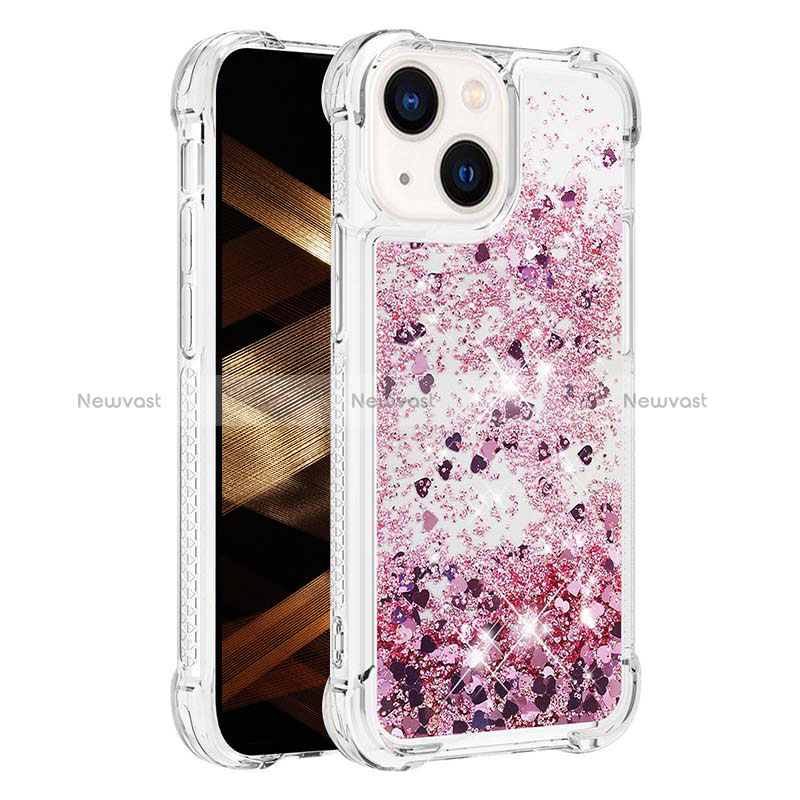 Silicone Candy Rubber TPU Bling-Bling Soft Case Cover S01 for Apple iPhone 14